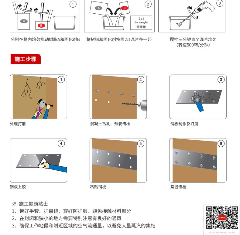 包钢科尔沁粘钢加固施工过程